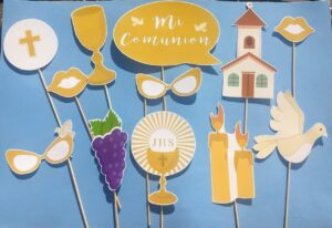 PROPS PARA FOTOS  COMUNION