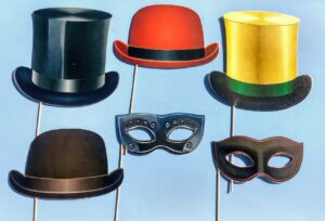 PROPS PARA FOTOS SOMBREROS Y ANTIFACES