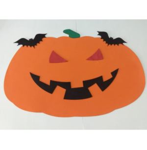 CARTEL GOMA EVA HALOOWEEN CALABAZA