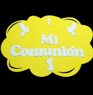 CARTEL GOMA EVA COMUNION