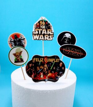 ADORNO MINI PROPS X 6 STAR WARS