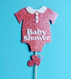 TOPPER GOMA EVA PINCHE BABY SHOWER ROPITA