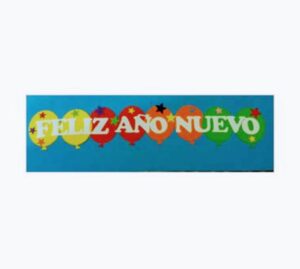 NAVIDAD PASAPARED GOMA EVA GLOBO FELIZ AÑO NUEVO