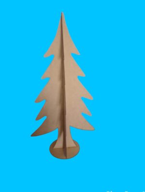NAVIDAD ARBOL SIMPLE MDF CRUDO