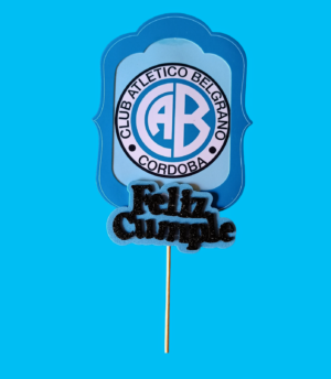 ADORNO PINCHE ECONOMICO CLUB BELGRANO