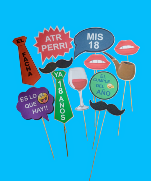 PROPS PARA FOTOS 18 AÑOS