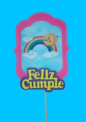 ADORNO PINCHE ECONOMICO ARCO IRIS