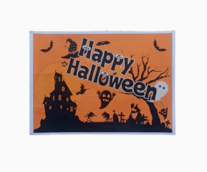 AFICHE HAPPY HALLOWEEN X 10 UNIDADES