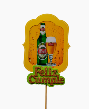 ADORNO PINCHE ECONOMICO CERVEZA STELLA
