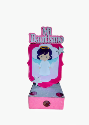 ADORNO ECO CON BASE ANGELITA MI BAUTISMO