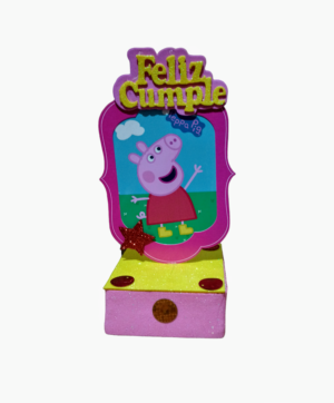ADORNO ECO CON BASE PEPPA PIG