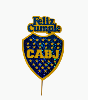 TOPPER HOLOGRAFICO ESCUDO BOCA