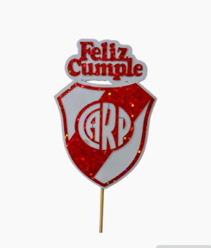 TOPPER HOLOGRAFICO ESCUDO RIVER