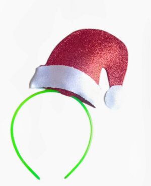 VINCHA GORRO NAVIDAD X 6 UNIDADES