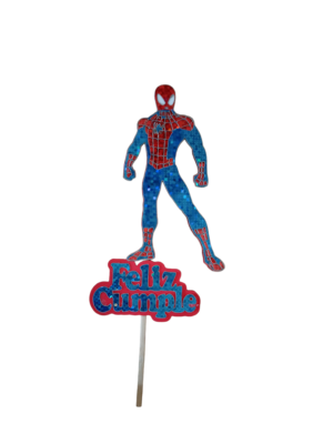 TOPPER HOLOGRAFICO PERSONAJES SPIDERMAN