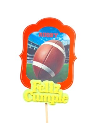 ADORNO PINCHE ECONOMICO DEPORTE PELOTA DE RUGBY