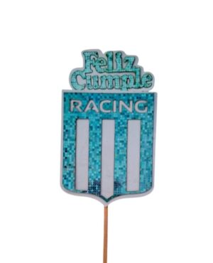 TOPPER HOLOGRAFICO ESCUDO RACING
