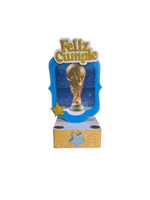 ADORNO ECO CON BASE COPA DEL MUNDO