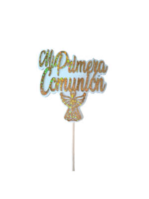 TOPPER GOMA EVA MI PRIMERA COMUNION
