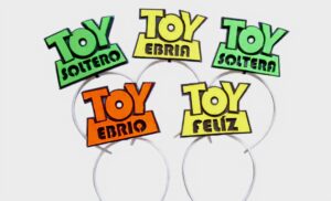 VINCHAS FLUO TOY CON FRASES