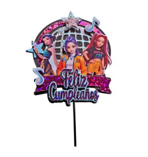 ADORNO SUPER 3D GUERRERAS K POP