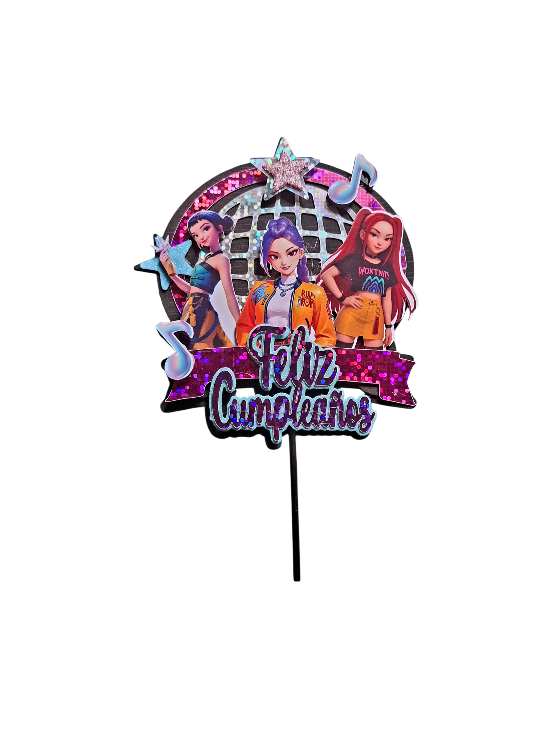 ADORNO SUPER 3D GUERRERAS K POP