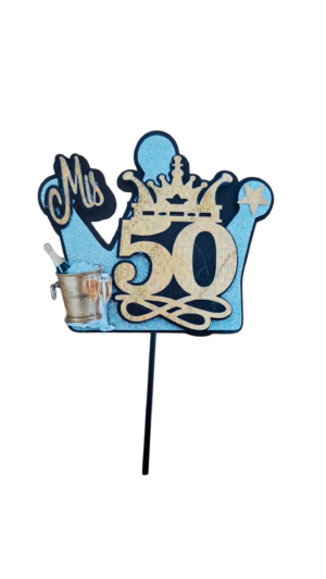 ADORNO SUPER 3D 50 AÑOS