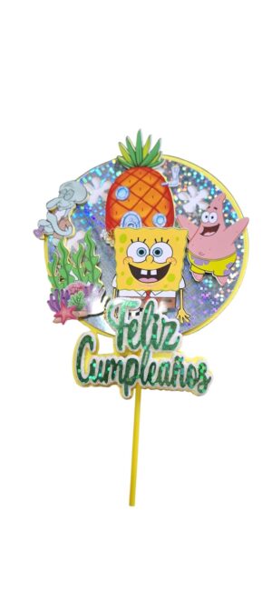 ADORNO SUPER 3D BOB ESPONJA